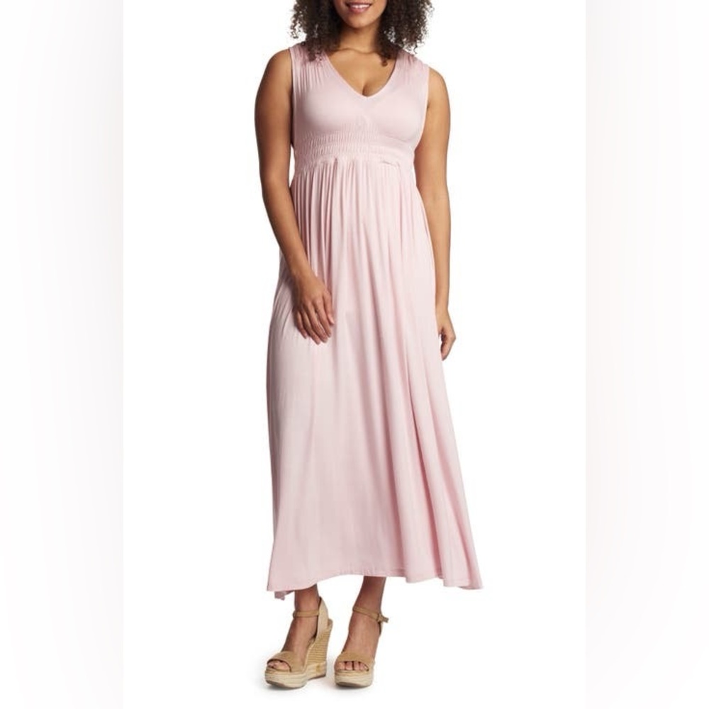 Everly Grey Valeria Maternity/Nursing Maxi Dress